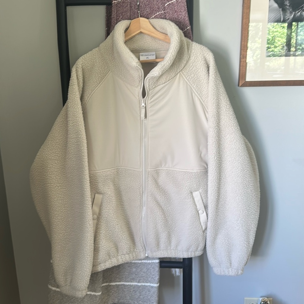 NWOT - Target X Blogilates Women's Campfire Fleece Full Zip Jacket Size XL